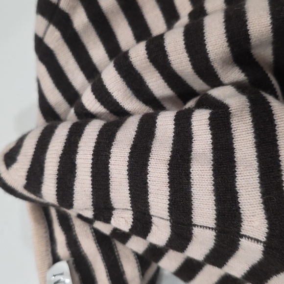 Iris von Arnim Brown Pink Striped Cashmere Cardigan S - Picture 5 of 5
